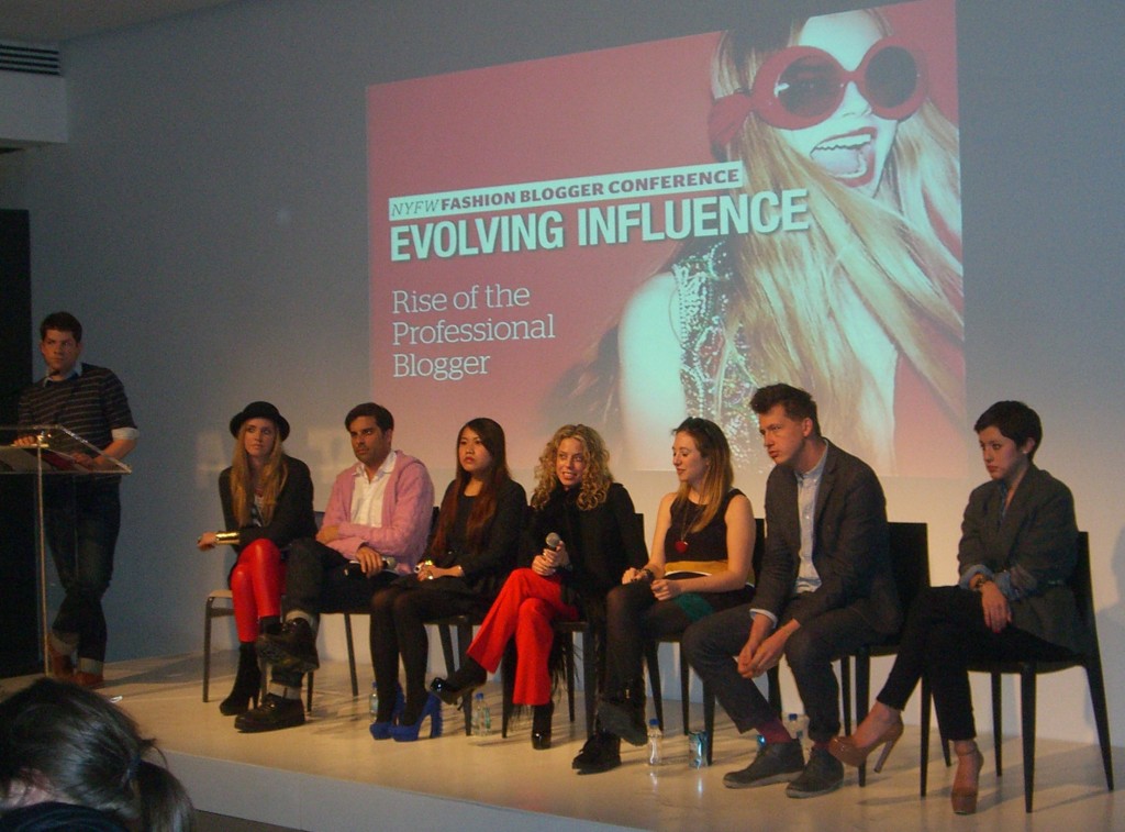 IFB John Jannuzzi (Textbook), Chiara Ferragni (Blonde Salad), Josh Rubin (CoolHunting), Wendy Lam (nitro-licious), Karen Robovitz (DBA), Faran Krentcil (Fashionista.com/Nylon), Yvan Rodic (Face Hunter)