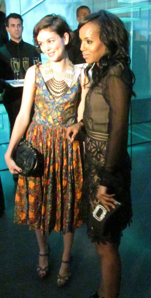 Nora Zehetner and Kerry Washington