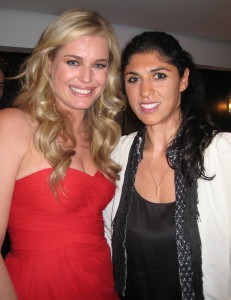 Lara Eurdolian, Rebecca Romijn at Wella Professionals Opening Party