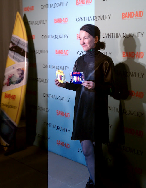 Cynthia Rowey Band-Aid New York Fashion Week Backstage