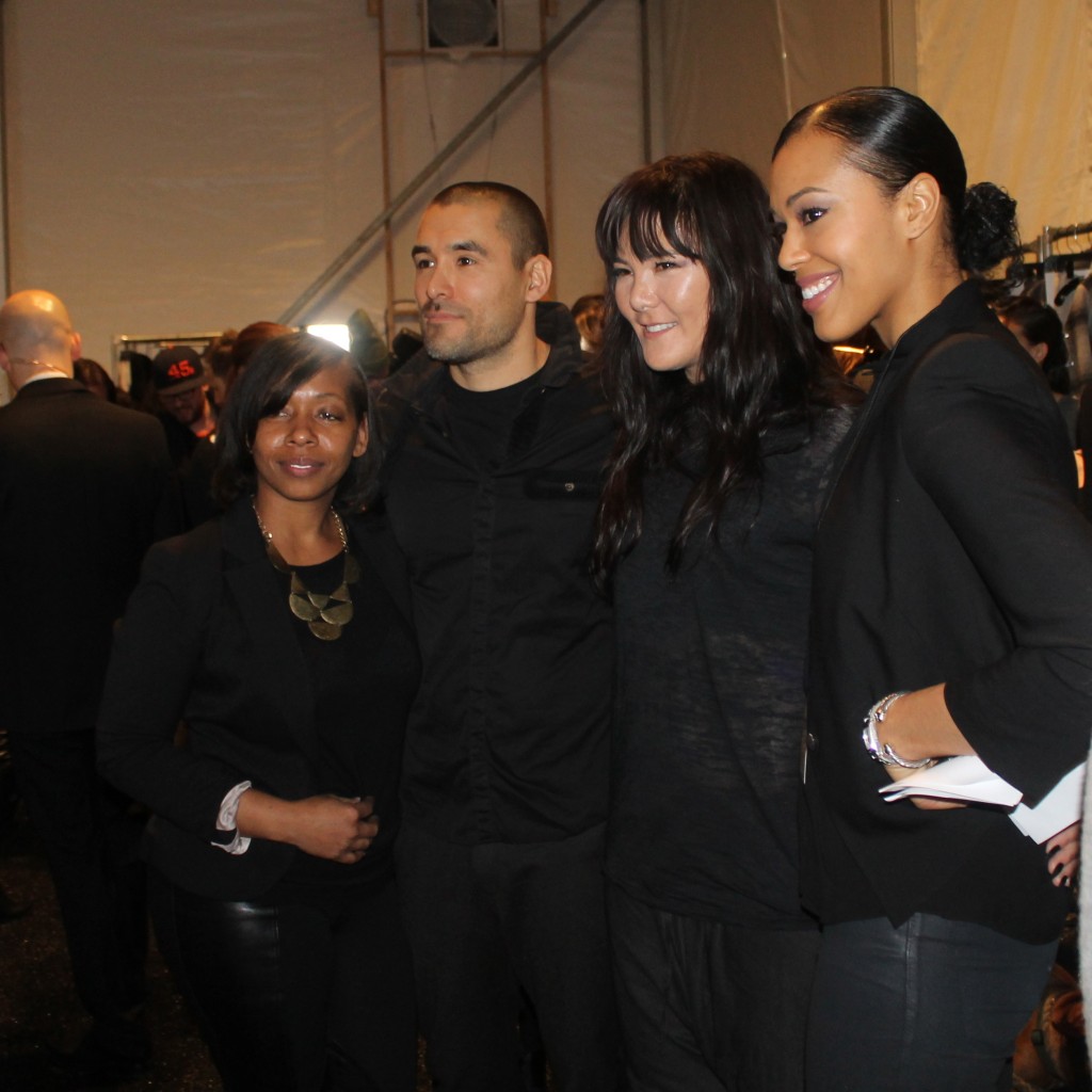 Backstage with Nicholas K designers, Chris & Nicholas Kunz