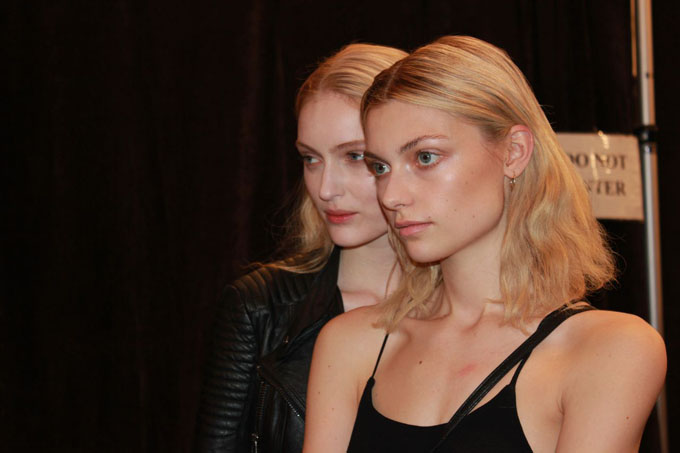 Timo Weiland Fall 2013 Backstage Beauty