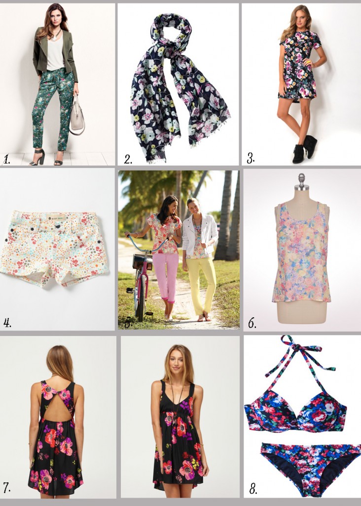 Floral Print Fashion Pieces Under 50