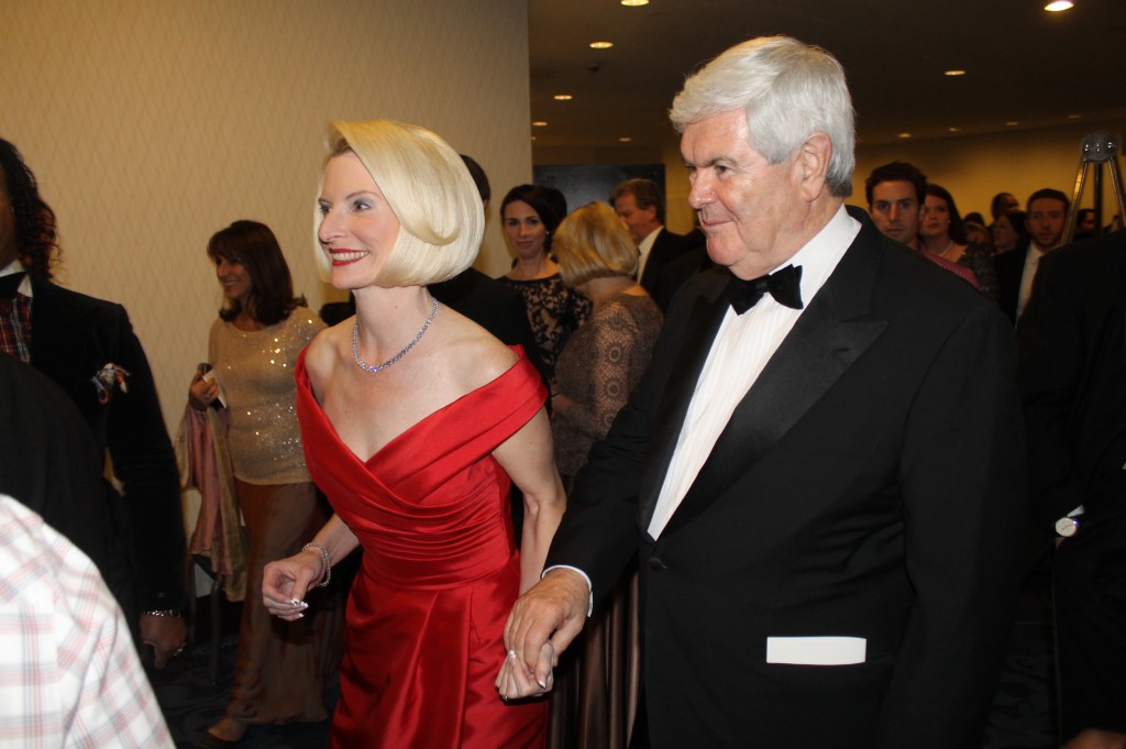 Newt Gingrich with wife Callista Gingrich