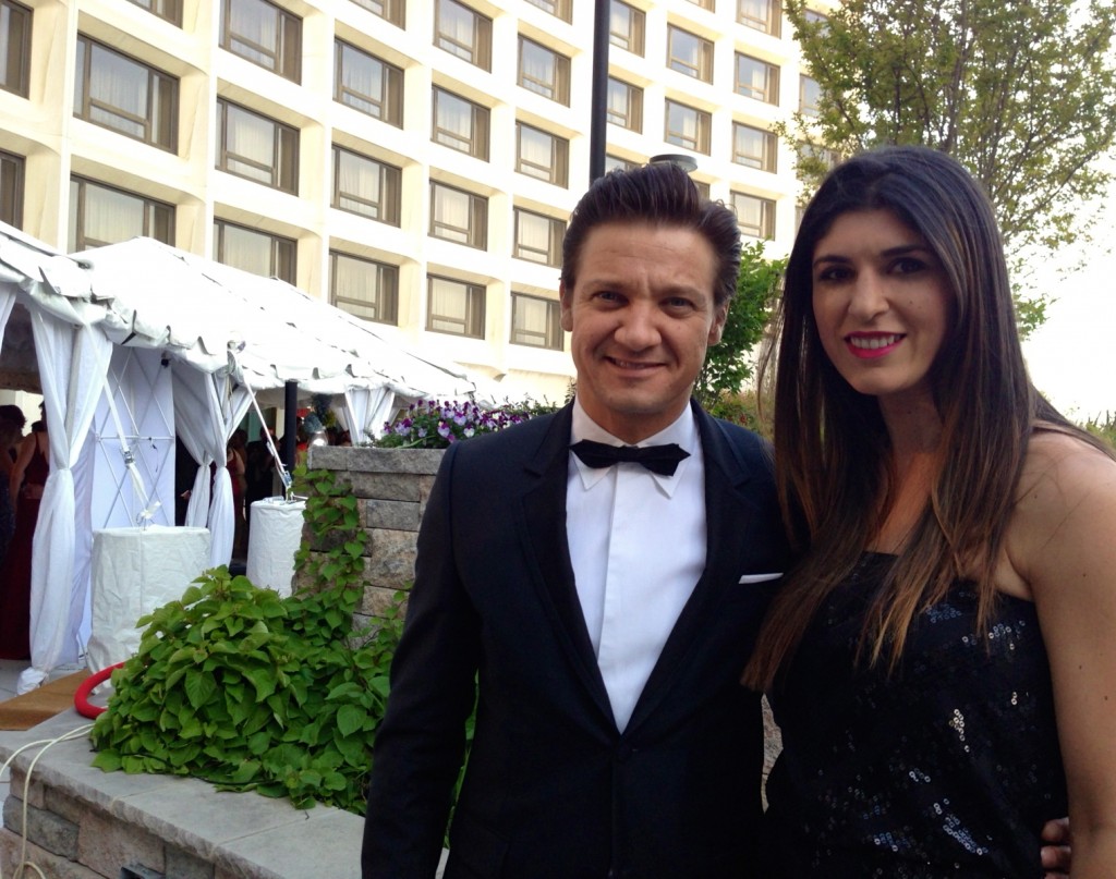 Jeremy Renner, Lara Eurdolian, WHCD